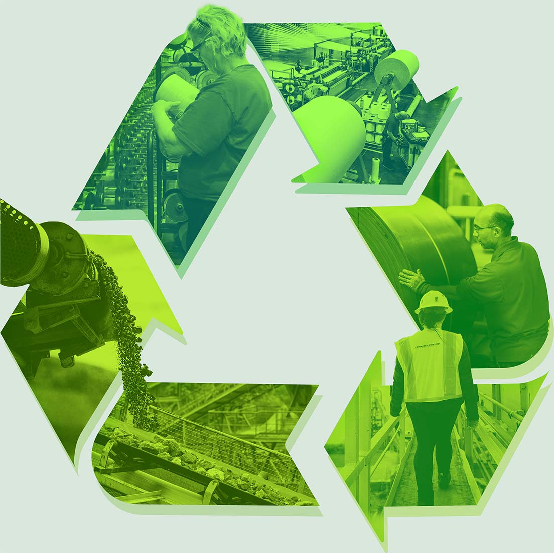 Sustainable conveyor belts industry